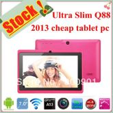 tablet oem Q88 512M 4GB WIFI  camera inch Capacitive
