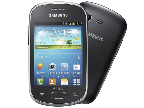 Smartphone 3G Tri Chip Samsung Galaxy Star Trios - Câmera 2M